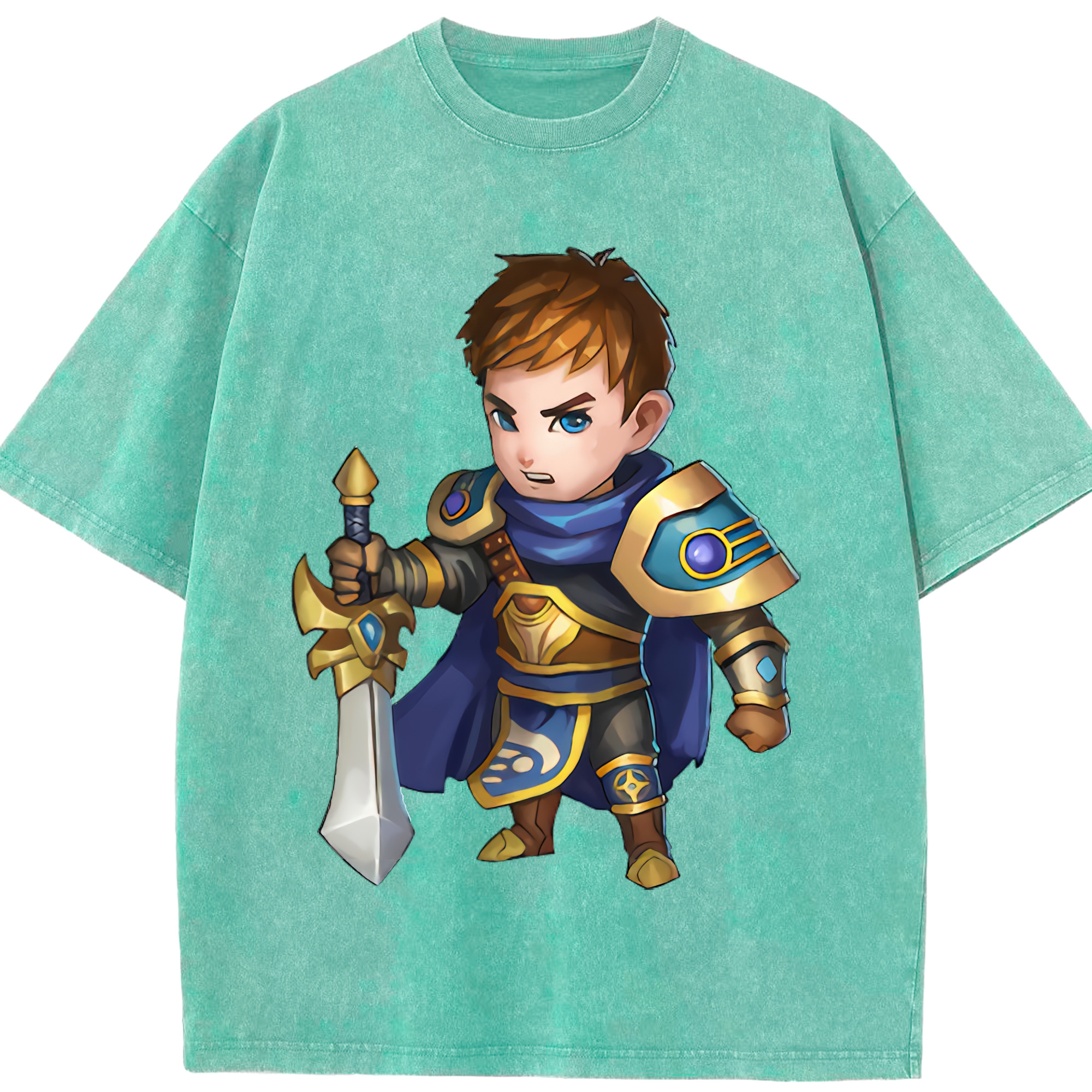 （画像用） リーグ・オブ・レジェンド League of Legends LOL 綿100% ヴィンテージ風 半袖Tシャツ（フロントプリント）